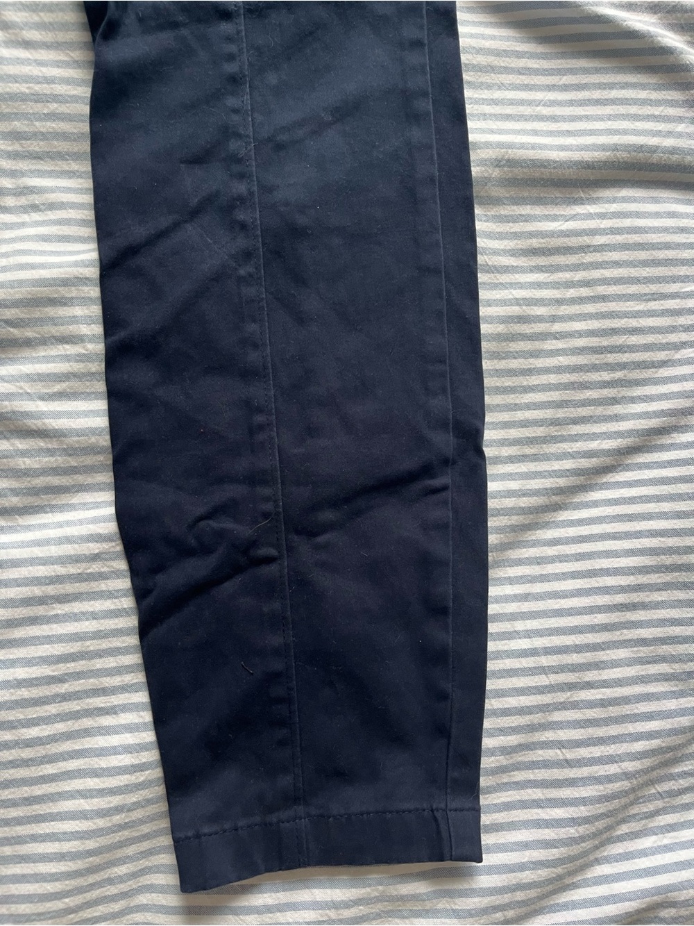 LOFT Modern Skinny Ankle Pants in Navy - Picture 2 of 4
